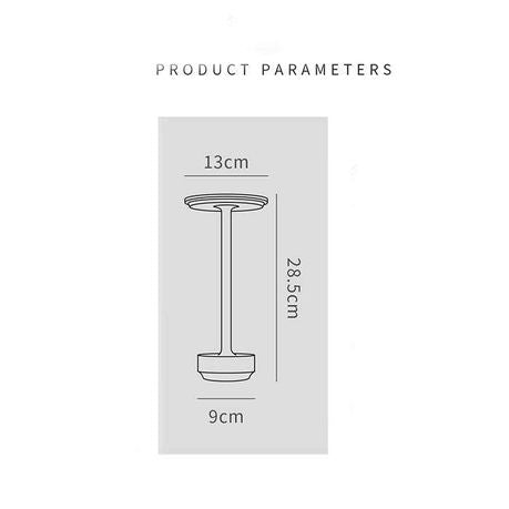 Dimmable Rechargeable Touch LED Table Lamp for Restaurants/Homes - View 2