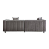 Decorotika 87.4'' Fluff Channel Sofa - View 2