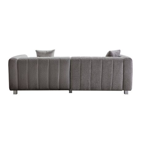 Decorotika 87.4'' Fluff Channel Sofa - View 2