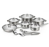 15 Piece Heavy Bottom Stainless Steel Cookware Set