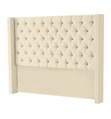 Hena Tufted Wingback Velvet Headboard