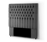 Modern Deep-Button Headboard - Linen