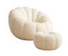 Pumpkin Chair with Ottoman - Stylish & Comfortable