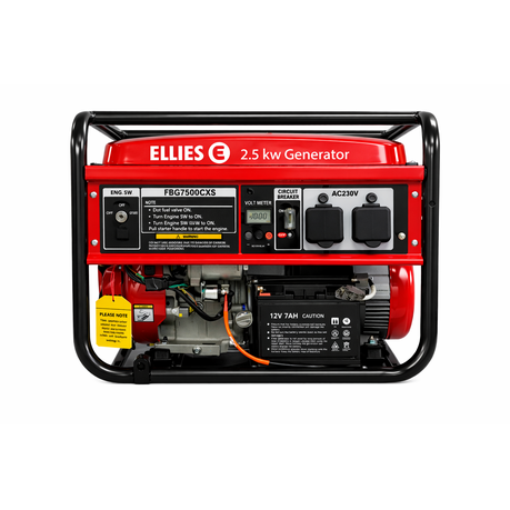 Ellies 2.5kW Portable Petrol Generator - View 1