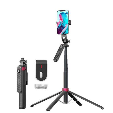 P185 1.8M Quadruped Tripod Stand with 360 Pan Tilt Stability - View 1