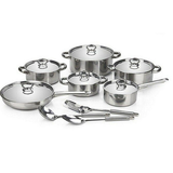 SMTE Stainless Steel Cookware Set - 15 Piece - View 1