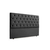 Bella Deep Buttoned Velvet Headboard - View 1