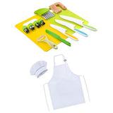 Kids Safe Plastic Kitchen Combo With Chef Apron And Hat - View 1