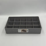 Gray Compartment Jewelry Organizer Tray - Elegant and Practical - View 2