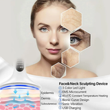 Face & Neck Massaging EMS Anti Aging & Skin Rejuvenation 4 Modes Switching - View 2