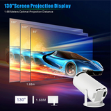 Smart WIFI/Bluetooth LED Projector with Exceptional Display & 180 Rotation - View 3
