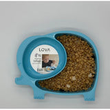 Elephant-Shaped Kids Food Plate with Compartments - View 2