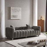 Decorotika 87.4'' Fluff Channel Sofa - View 5