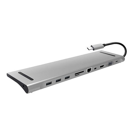 Multi-Function Type C 11 in 1 Hub Docking station - View 1