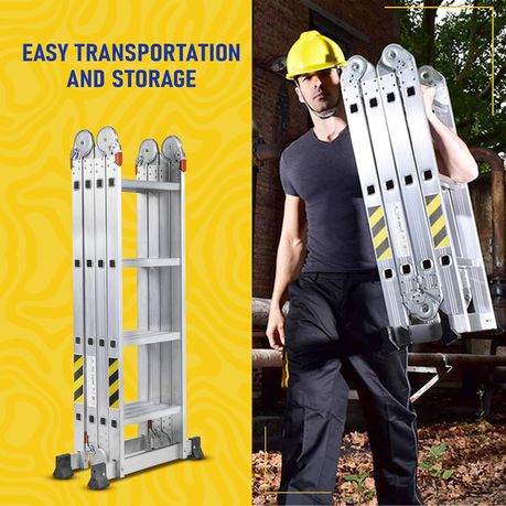 Multi-Purpose Non-Slip Foldable Ladder - View 2
