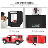 PULUZ 60cm Foldable LED Photo Box with 6 Colour Backdrops & Carry Bag - View 3