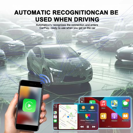 V2 Wireless CarPlay Adapter / Receiver Compatible with Apple - View 2
