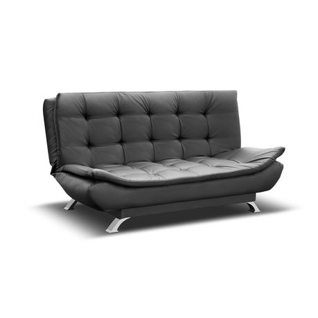 Classic Sleeper Couch - Black - View 1