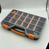Heavy-Duty Storage Organizer with Adjustable Compartments and Handle - View 5
