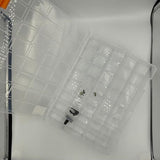 Clear Plastic Storage Box with Adjustable Dividers 36 Compartment Organizer - View 5