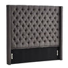 MaI Lifestyle - Sweet Dreams Wingback Upholstered headboard Linen - Grey - View 1
