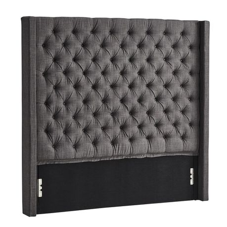 MaI Lifestyle - Sweet Dreams Wingback Upholstered headboard Linen - Grey - View 1