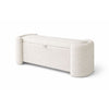 Myndos ArcNes Bouclé Ottoman Bench - View 1