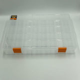 Clear Plastic Storage Box with Adjustable Dividers 36 Compartment Organizer - View 4