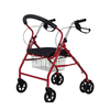 Lightweight Folding Walker - Rollator with Seat & Adjustable Height, 7.5kg - View 1