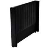 She Made Me - Nhlalala Velvet Wingback Panelled Headboard - Black - View 2