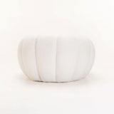 Pearl Fleece Fabric Chair - Cream - View 5