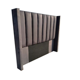 Loral Velvet Wingback Panel Headboard - View 1