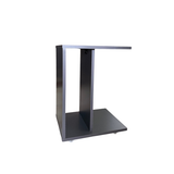 Portable 2 Tier C-Shape Grey Coffee Table - View 6