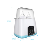 Smart thermostat Double Bottle Baby Food Heater for Breast Milk Or formula - View 2