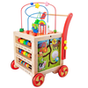 6-in-1 Baby Walker Activity Cube Wooden with Sounds ,Music , Maze & Clock - View 1