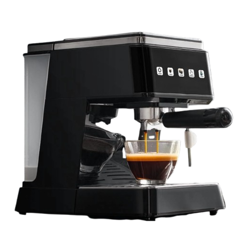 Italian Intelligent Automatic Espresso & Cappuccino Coffee Maker - View 1