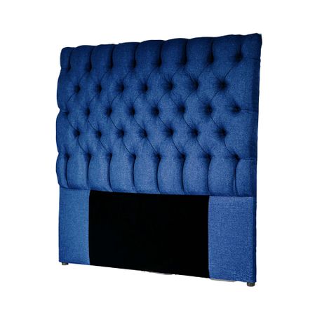 Modern Deep-Button Headboard - Linen - View 7