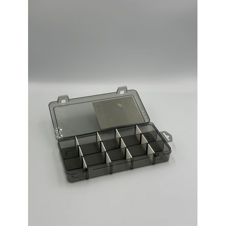Grey Adjustable Jewellery Organizer Box Compact Storage Solution - View 2
