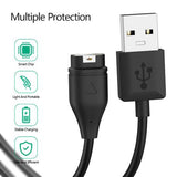 USB Charging Cable Compatible with Garmin Watch Fenix, Forerunner, Venu - View 3