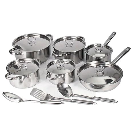 Stainless Steel Cookware KR007 - 15 Piece SET - View 1