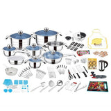 140 Pcs Classic Design Stainless Steel Kitchen Cookware Set - View 1