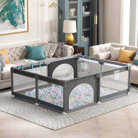 Extra Large Secure Baby Play Mat - View 2