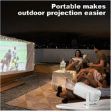 HD Powerful Contrast Portable Projector With Superior Color Accuracy -White - View 8