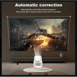 HD Powerful Contrast Portable Projector With Superior Color Accuracy -White - View 6