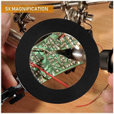 72 LED Light 10x Magnifying 5V 2A Glass Desk Light - View 3
