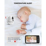 Smartree 5.0 Inch Baby Monitor with Camera Video Nanny - View 3