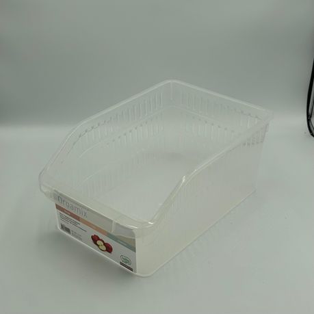 Clear Plastic Kitchen Organizer Bin Perfect for Fridge and Pantry Storage - View 2