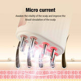 EMS Microcurrent Red Light Vibration Electric Massage Comb Brush - View 3