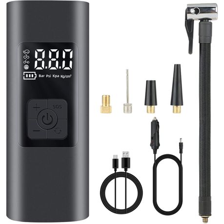 Cordless Car Tire Inflator Bike Electric Tire Inflator 2 Way Power supply - View 1