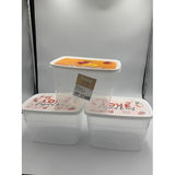 Clear Plastic Storage Container Set - Airtight and Stackable Set of 3 - View 5
